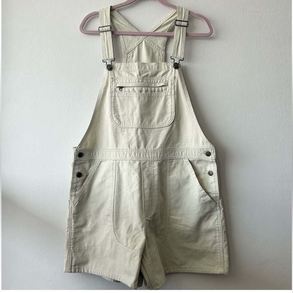 PATAGONIA-Women's Stand Up Overalls - 5 in Dyno White size large - Picture 3 of 7